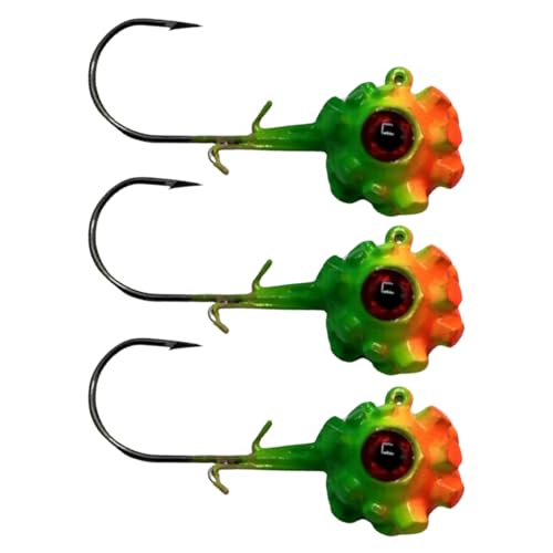 Cosmic Fishing Jig - Assorted Colour 18 Pack - Choose from 1/4oz or 3/8oz. First of its Kind, no Other jig has Been Made Like This!