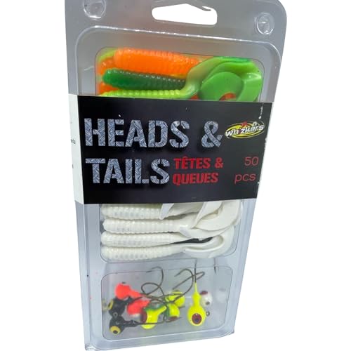 Whizkers 50pcs Heads & Tails Fishing Kit