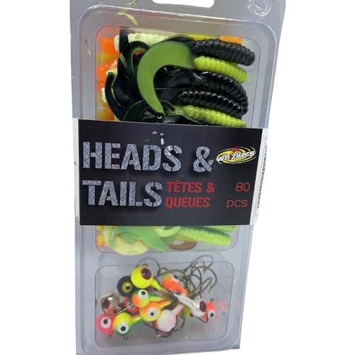 Whizkers 80pcs Heads & Tails Fishing Kit