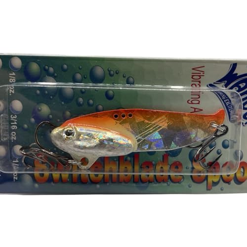 Wahoo Fishing - Switchblade Spoon Fishing Lures (18 Pack) Colour Assortment in Small or Large Size (Small (18 Pack))