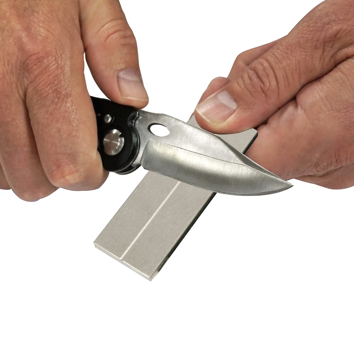 AccuSharp Pocket Size Stone Sharpener for Knives, Tools and More (Diamond)
