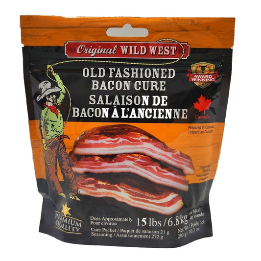Original Wild West - Old Fashioned Bacon Cure (3 Pack), Award Winning & Premium Quality